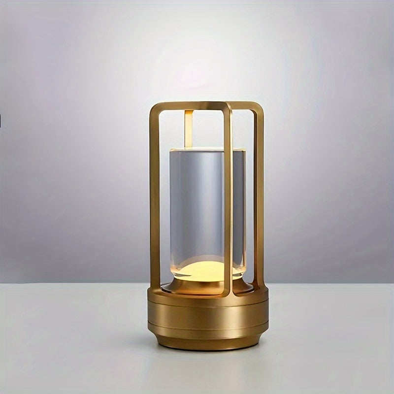 LumiCrystal - Rechargeable LED Crystal Table Lamp