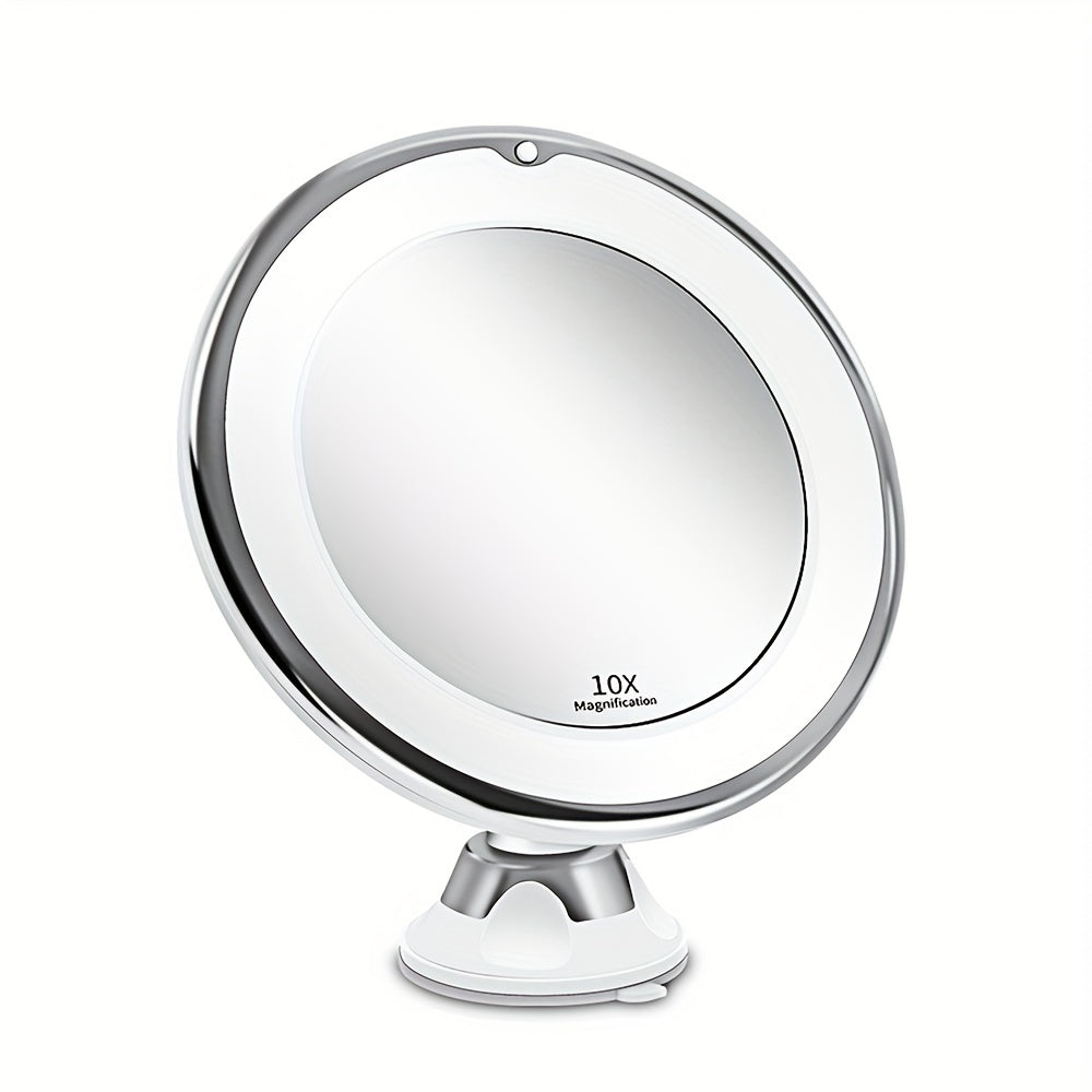 JESLED 10X – Rotating Makeup Mirror with Lighting