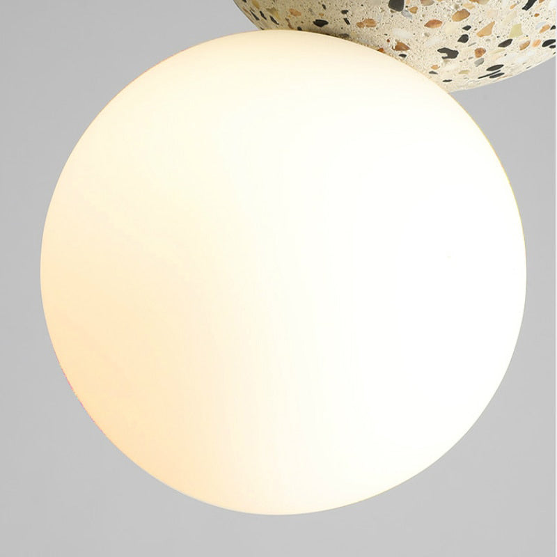 Aurora Glow - Luxurious LED Pendant Lamp in Black/White