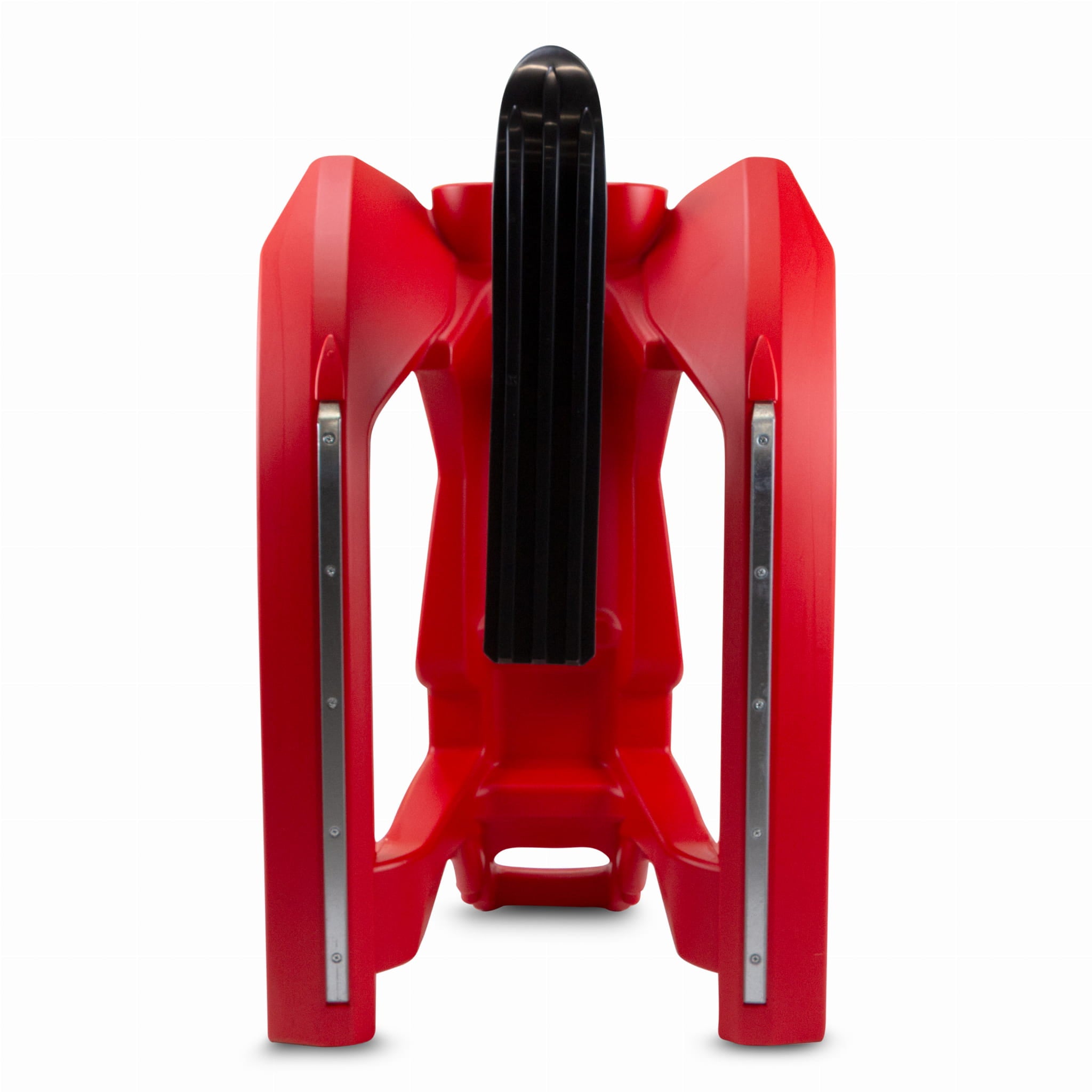 SnowGlide Sled - Lightweight Red Plastic with Handlebar