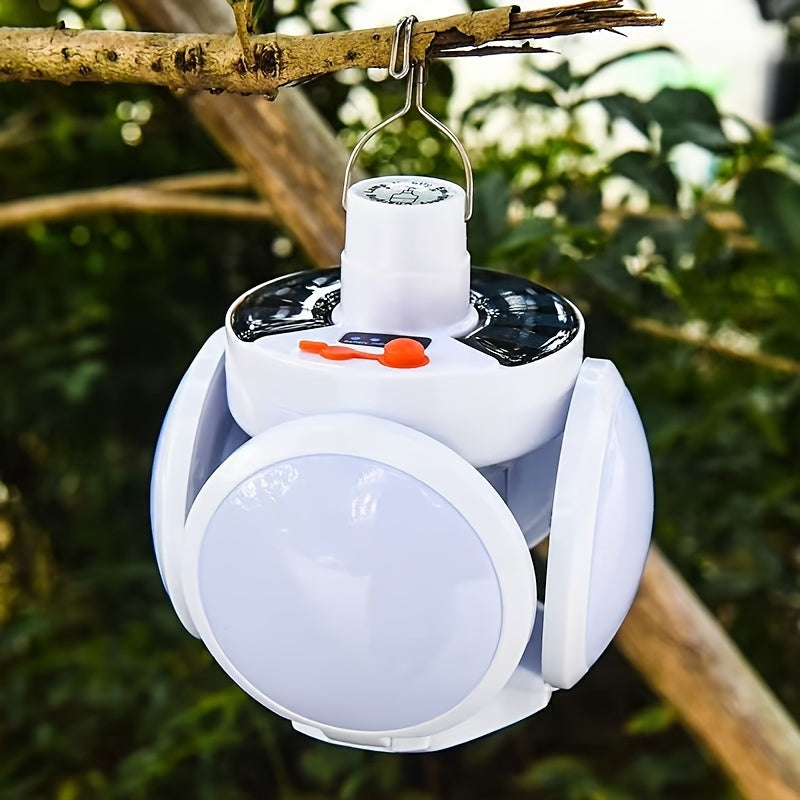SolarFold Lamp - Portable Rechargeable LED Camping Light