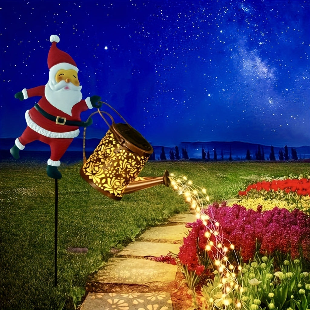 LumiFlow – Solar Energy Waterfall LED Garden Lighting