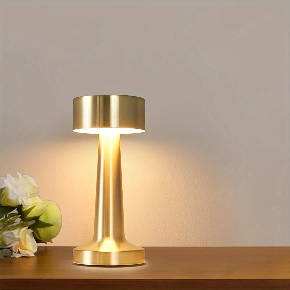 LuxeGlow – Light-Sensitive Wireless Table Lamp with 3 Colors