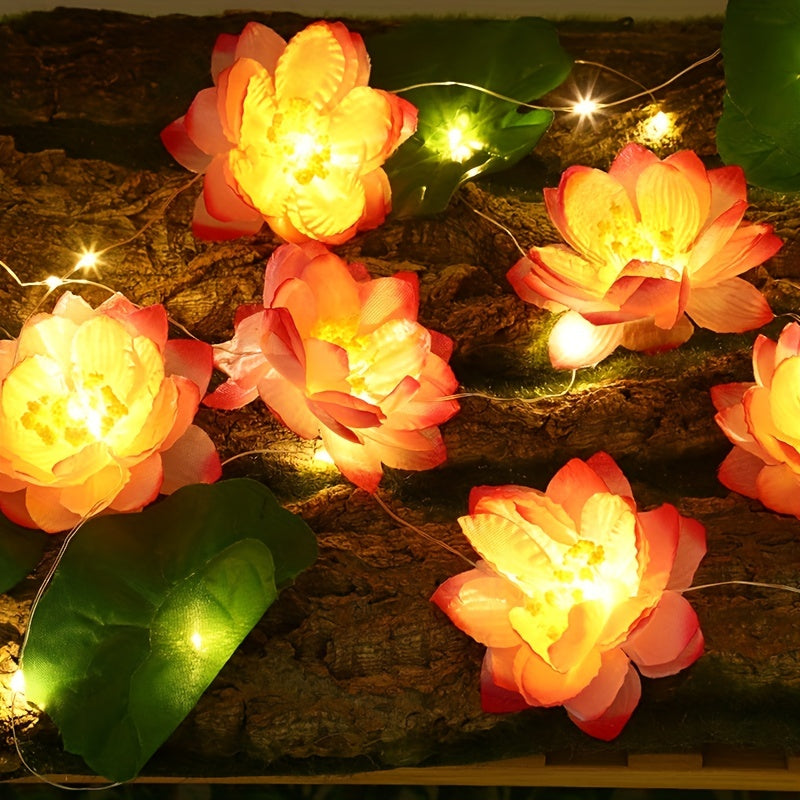 SolarLily - Solar Energy Lotus Decoration for Garden