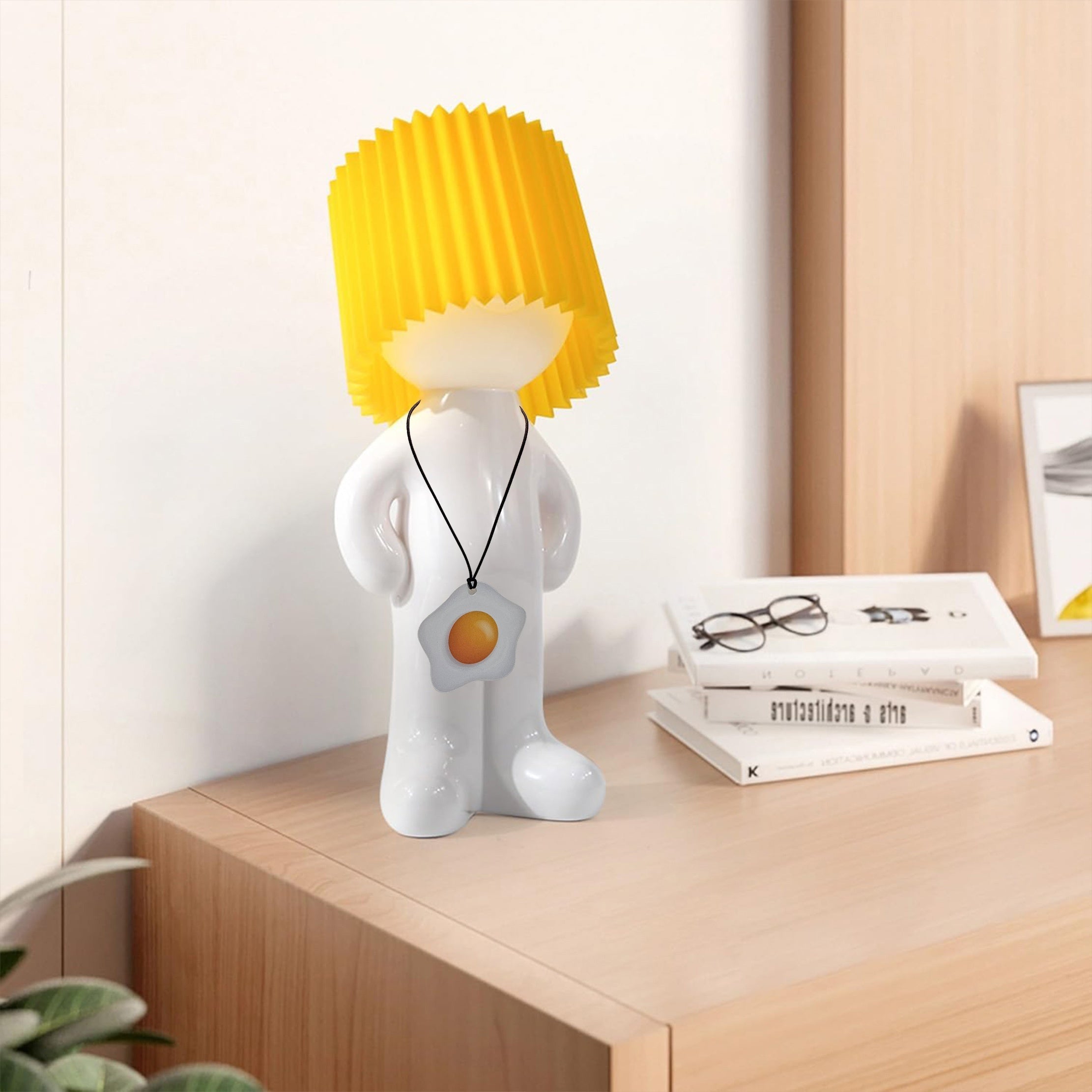 GlowCraft Lamp - Dimmable Acrylic LED with Push Button