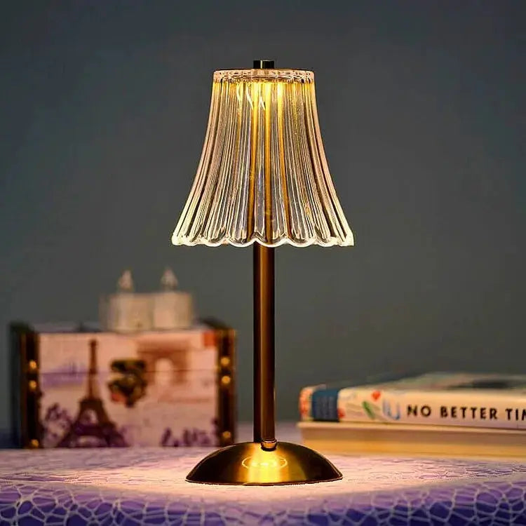 Clarion Luxe - Rechargeable Wireless Touch Table Lamp