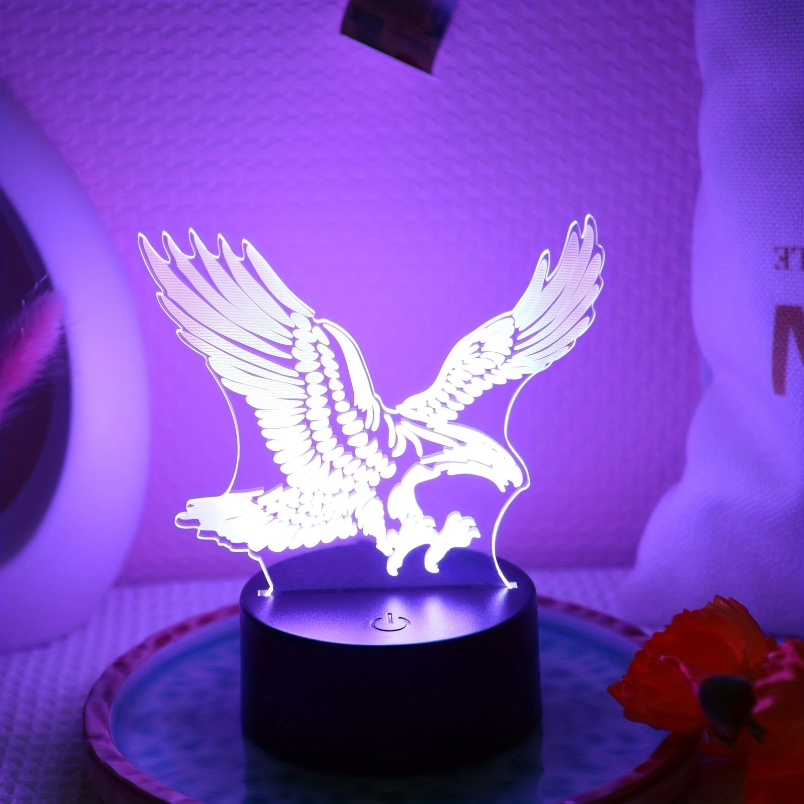 EagleLight – 3D LED Night Light with Colors and Touch