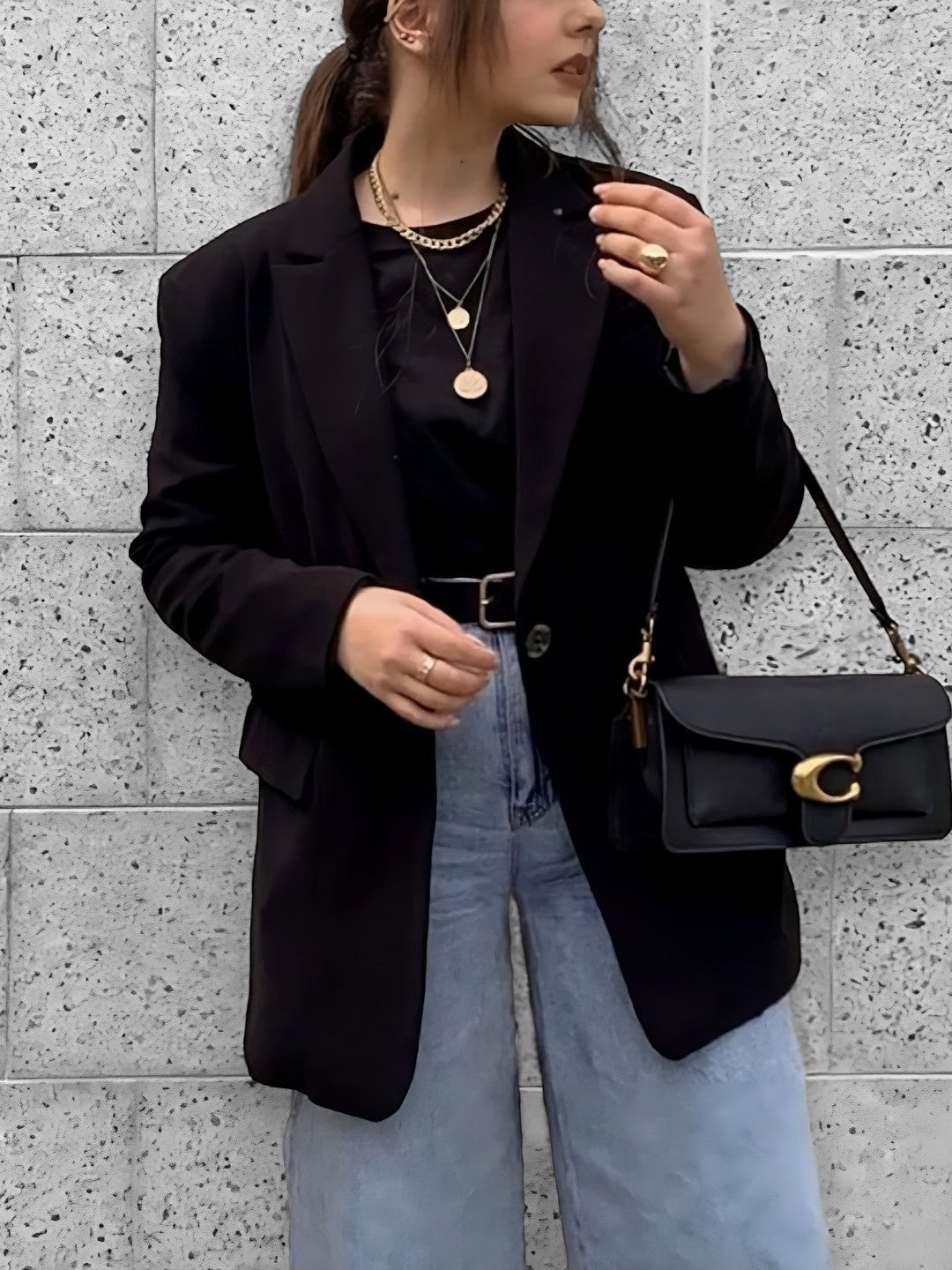 EleganceTote Bag - Sustainable Vegan Leather Shoulder Bag