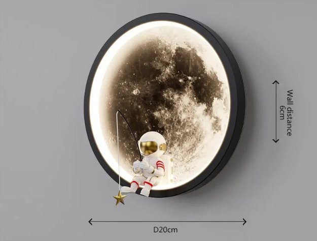 Spacelume - Maan LED Wall Lamp