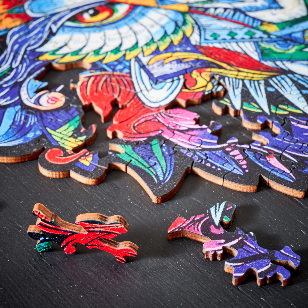 MajesticWolf Puzzle – Premium Wooden Puzzle