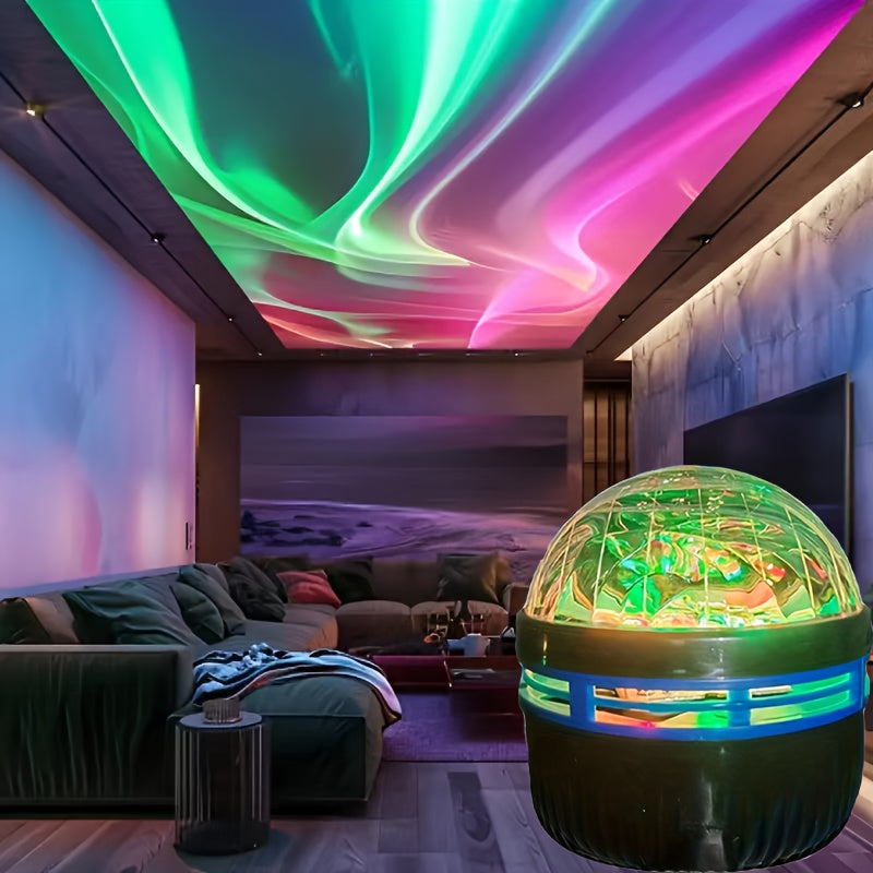 AuroraStar – RGB LED Sphere Projector with Remote Control