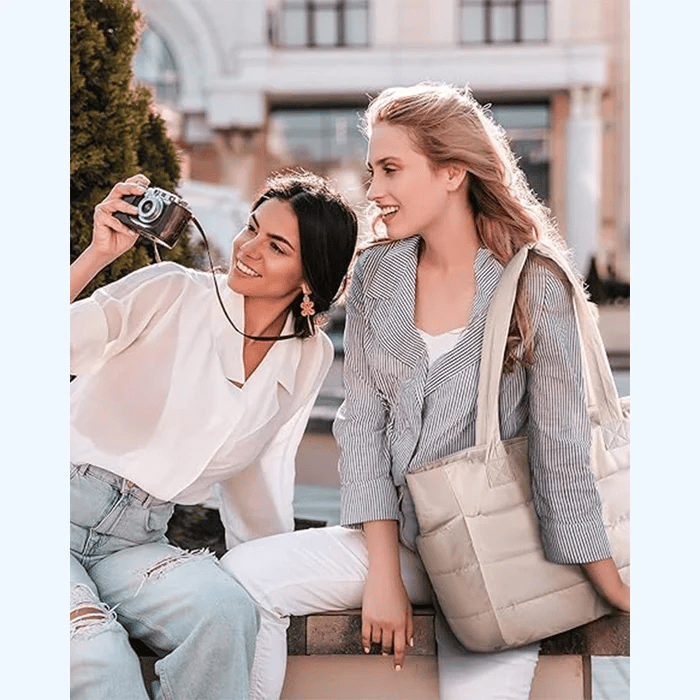 FlexiPuff Bag – Spacious and Modern Handbag