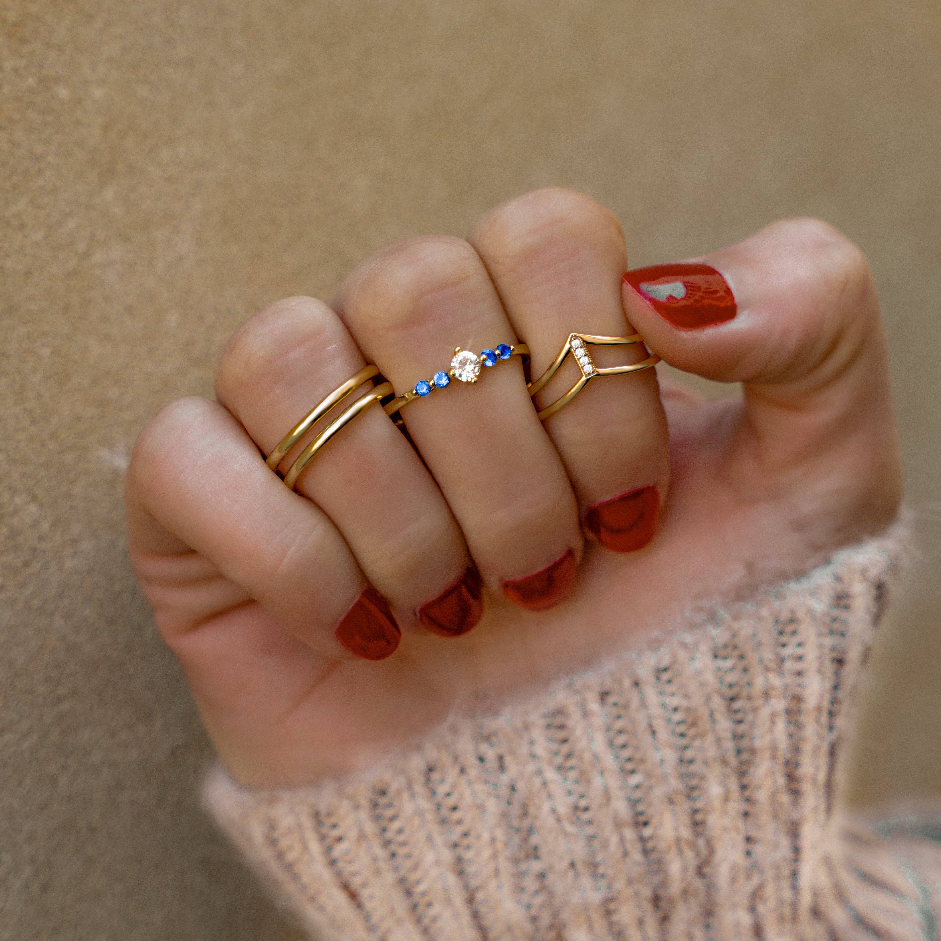 Amaya Double Earrings - Elevate Your Style
