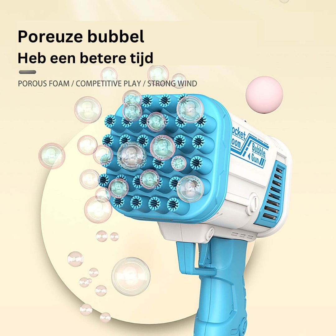 EndlessBubbles Blaster - Battery-Free Fun for Everyone