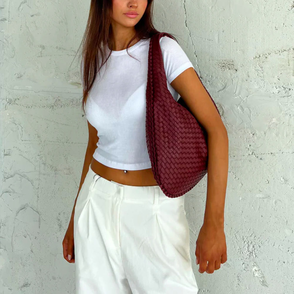 WeaveLux Bag - Elegant Dustpan with Space