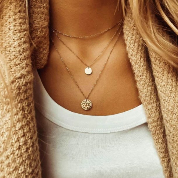 Elegant Layered Necklace - Aurora