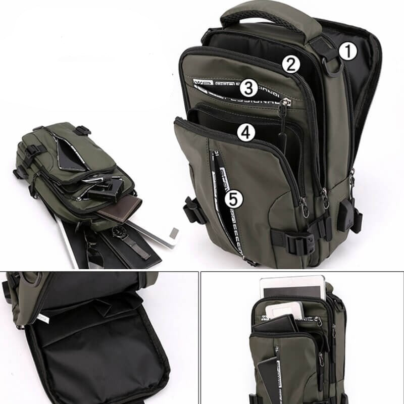 CityTrek Bag - Stylish Waterproof Oxford Crossbody