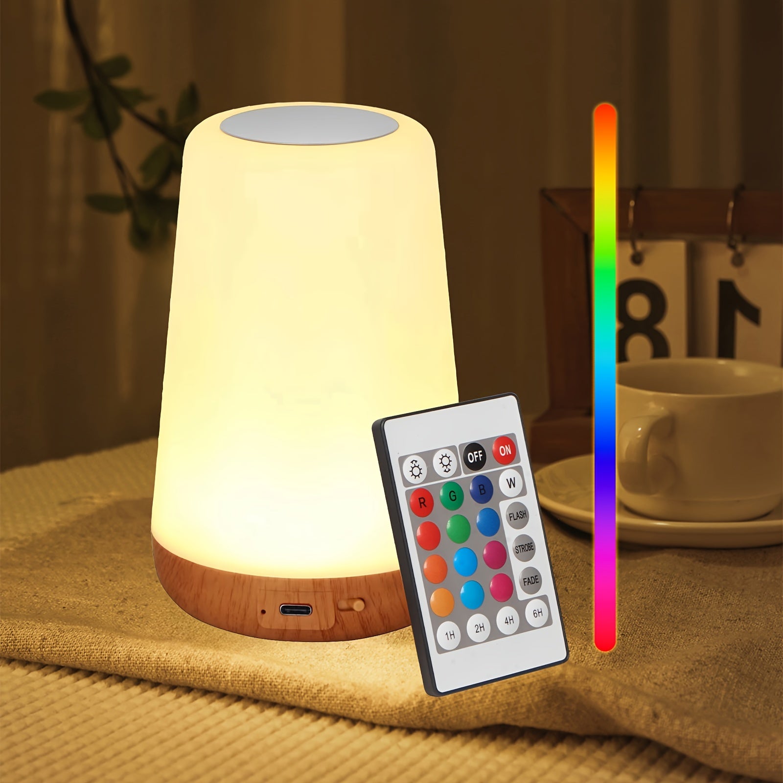 GlowLite – Stylish Night Light with RGB Colors