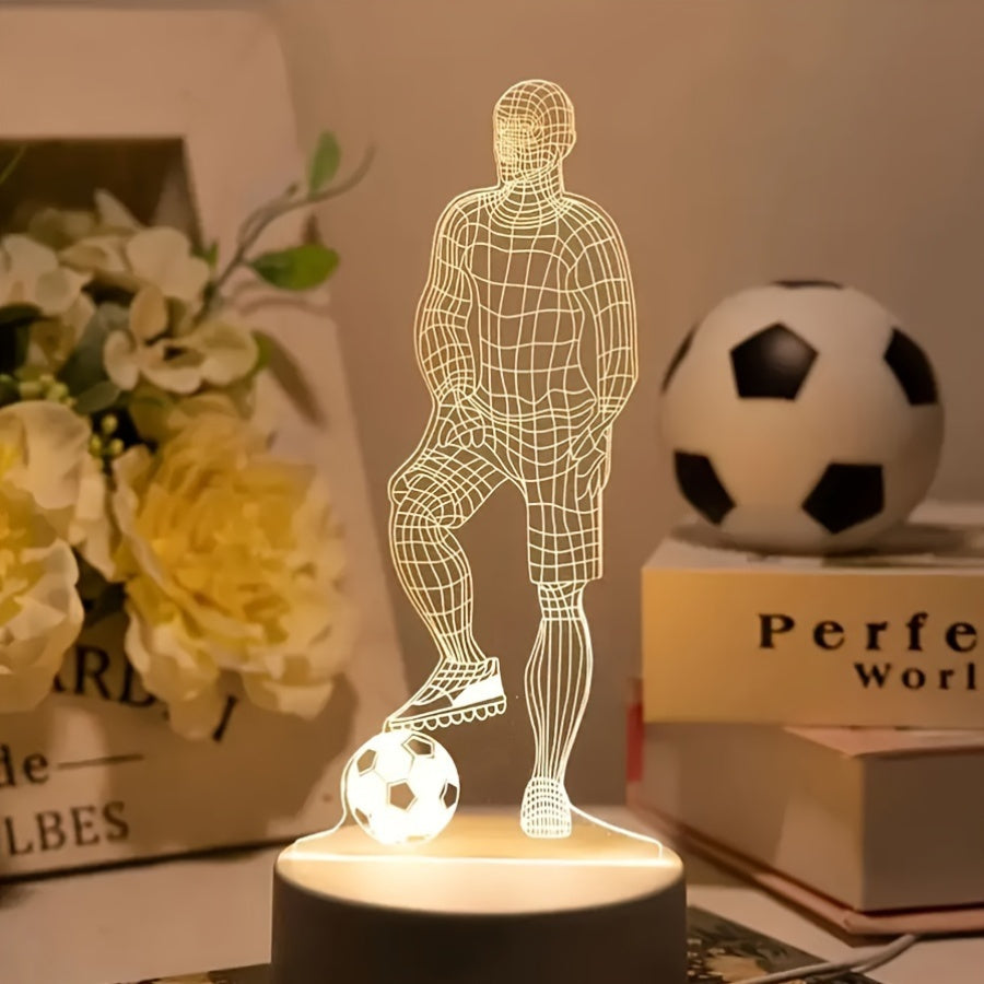SportGlow Lamp - 3D Football Illusion Table Lamp