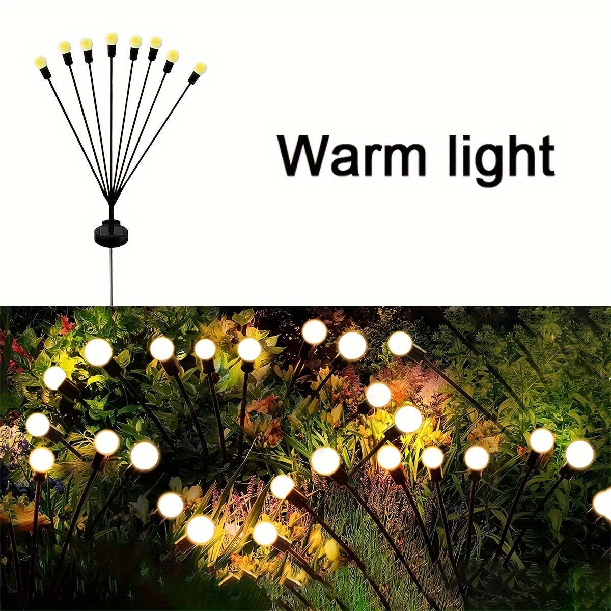 SolarFirefly lights - Stylish LED taming boom for outdoor use