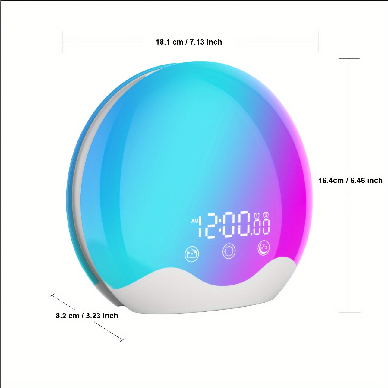 HaloLight - Luxurious Light Therapy Alarm Clock with Touch Function