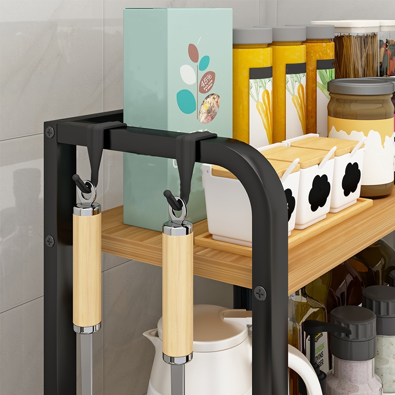 Spicify Storage Shelf - Stylish Stainless Steel Storage Shelf for Organization