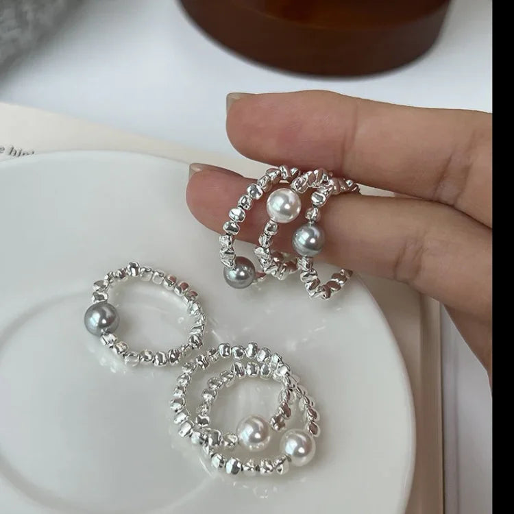 Stella Galaxy Pearl Ring: A Heavenly Touch of Elegance