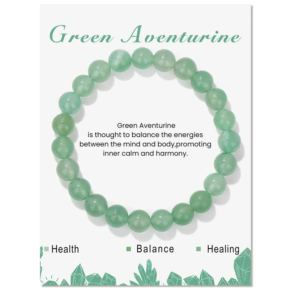 Aria: Natural Crystals Bracelet for Healing Energy