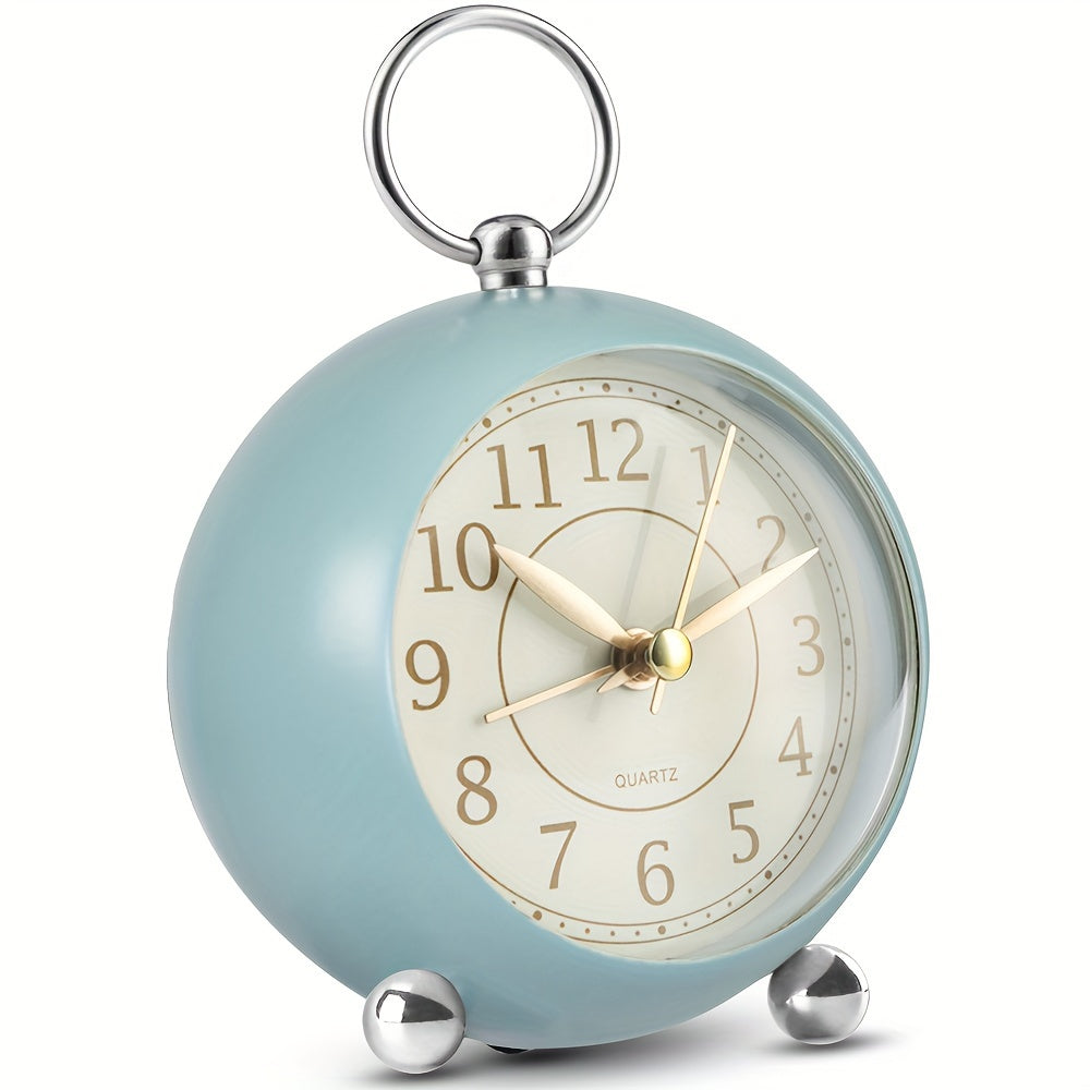 RetroTime Clock - Stylish Silent Alarm Clock with Night Light