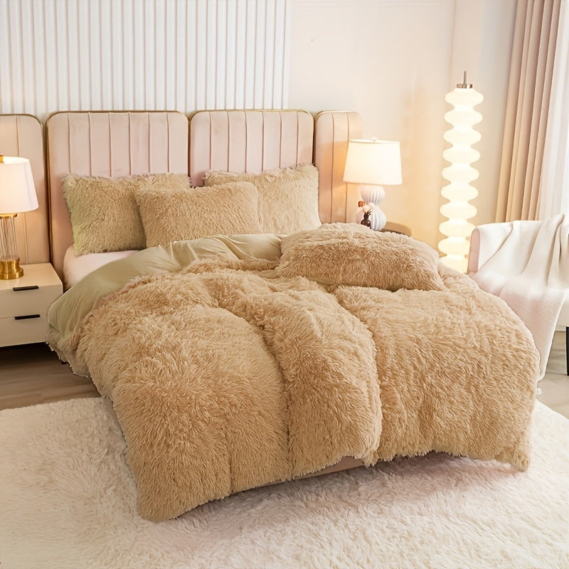 Ultra Plush Plush Bedding Set with Zipper - Luxury &amp; Comfort