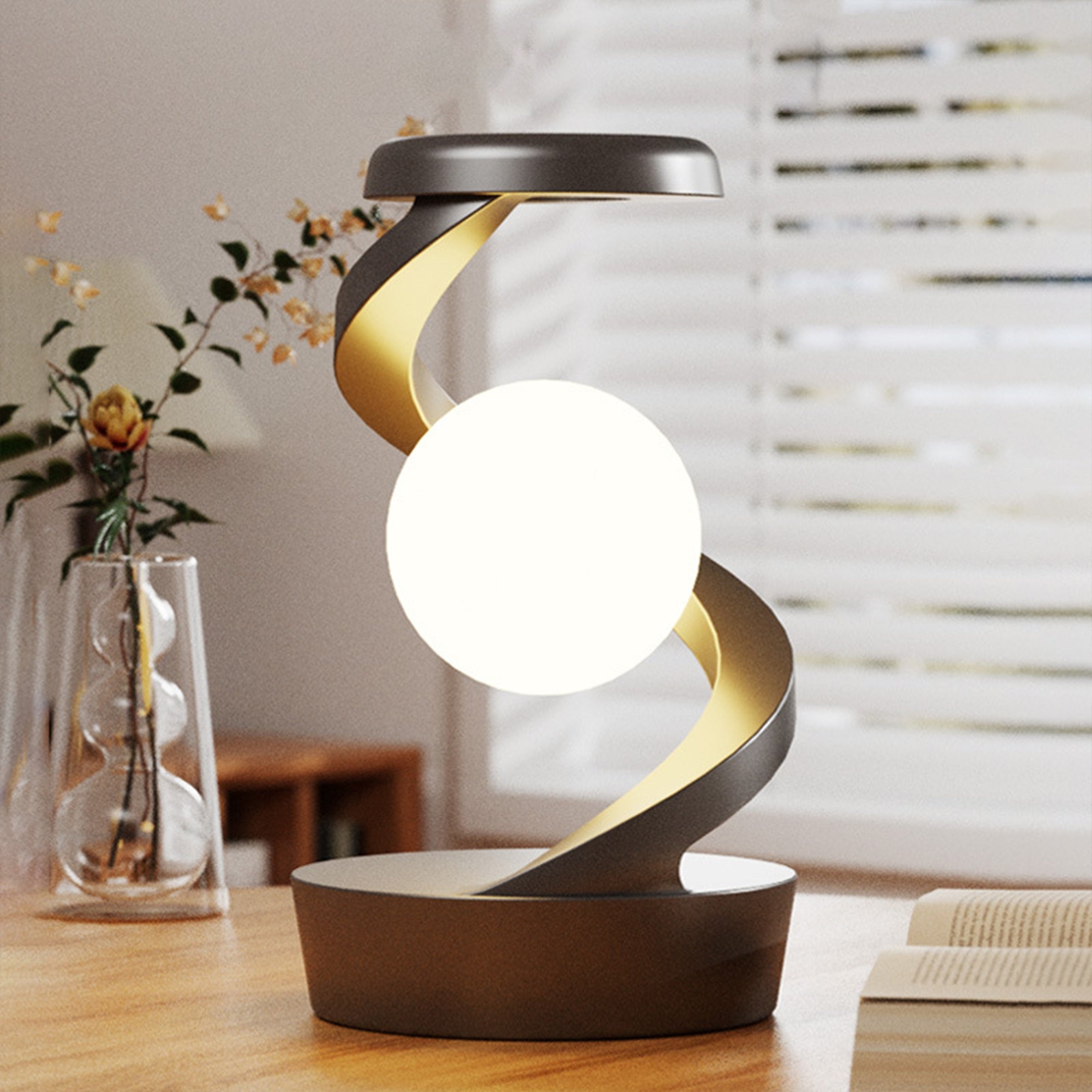 GestureGlow Lamp - RGB LED with Wireless Charging