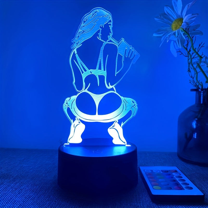 DecoLamp - Stylish 3D Table Lamp with Color Choice