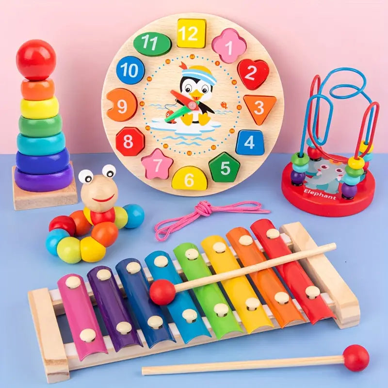 5-in-1 Montessori Playset for Kids - Discover Creative Playfulness