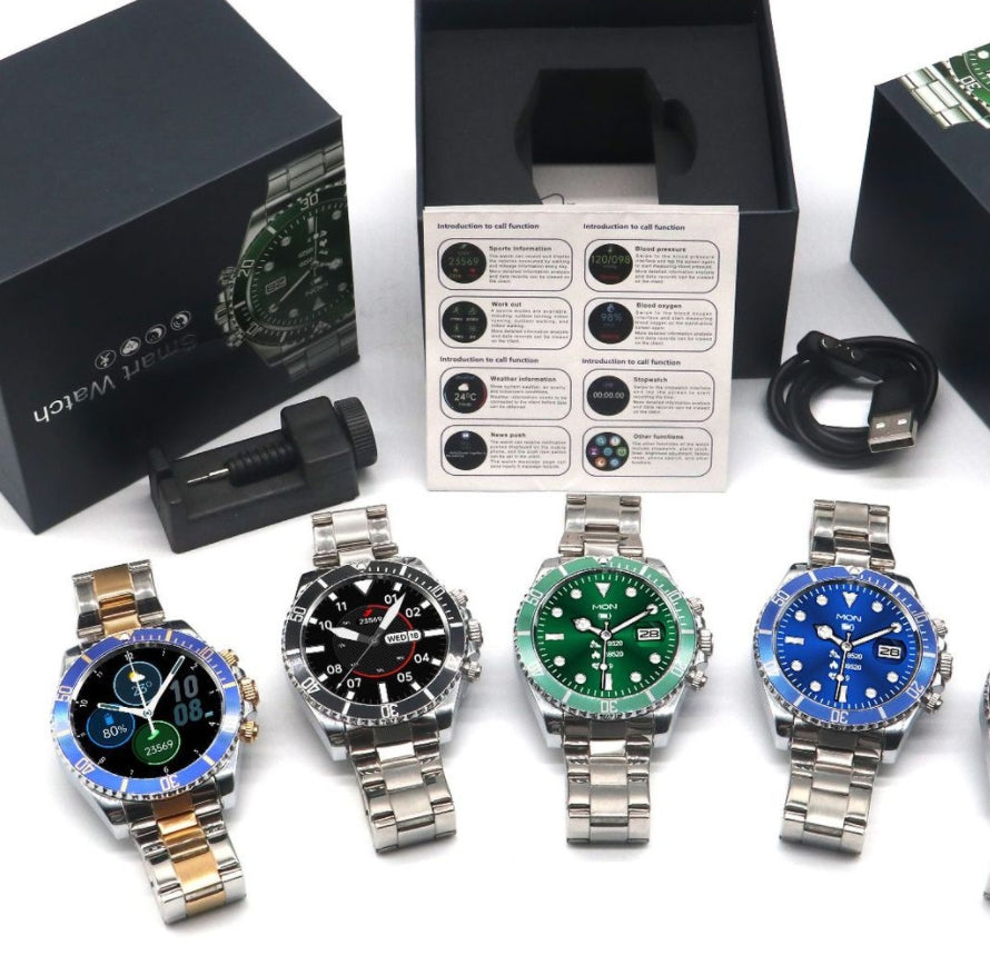PowerTech Smartwatch - Stylish Health Monitor for Active Lifestyle