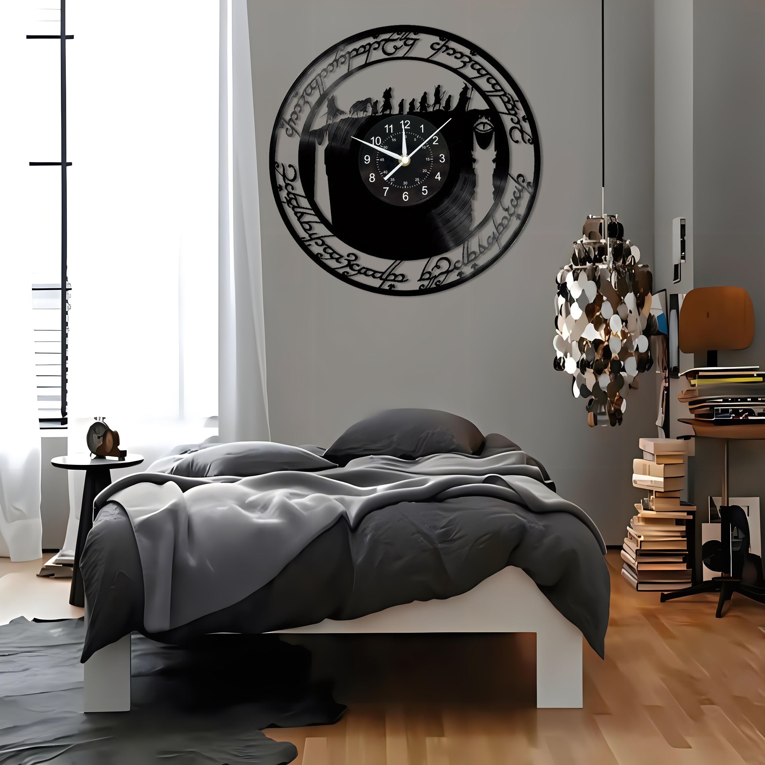 MythicWarrior Clock - Stylish Vinyl Wall Clock