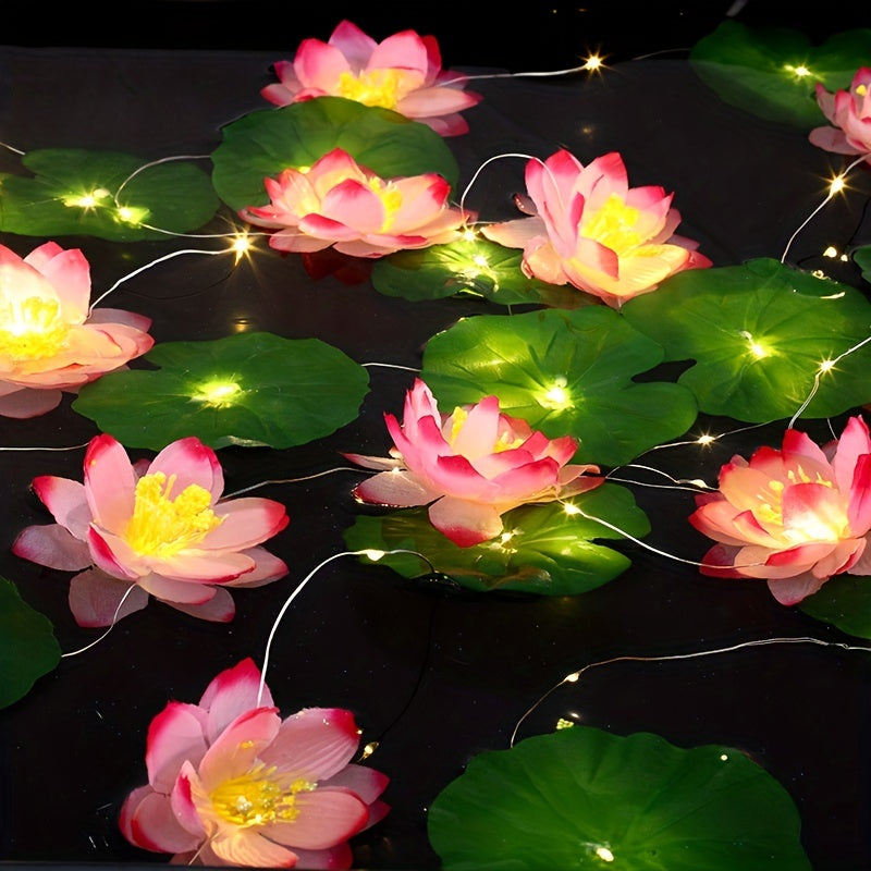 SolarLily - Solar Energy Lotus Decoration for Garden
