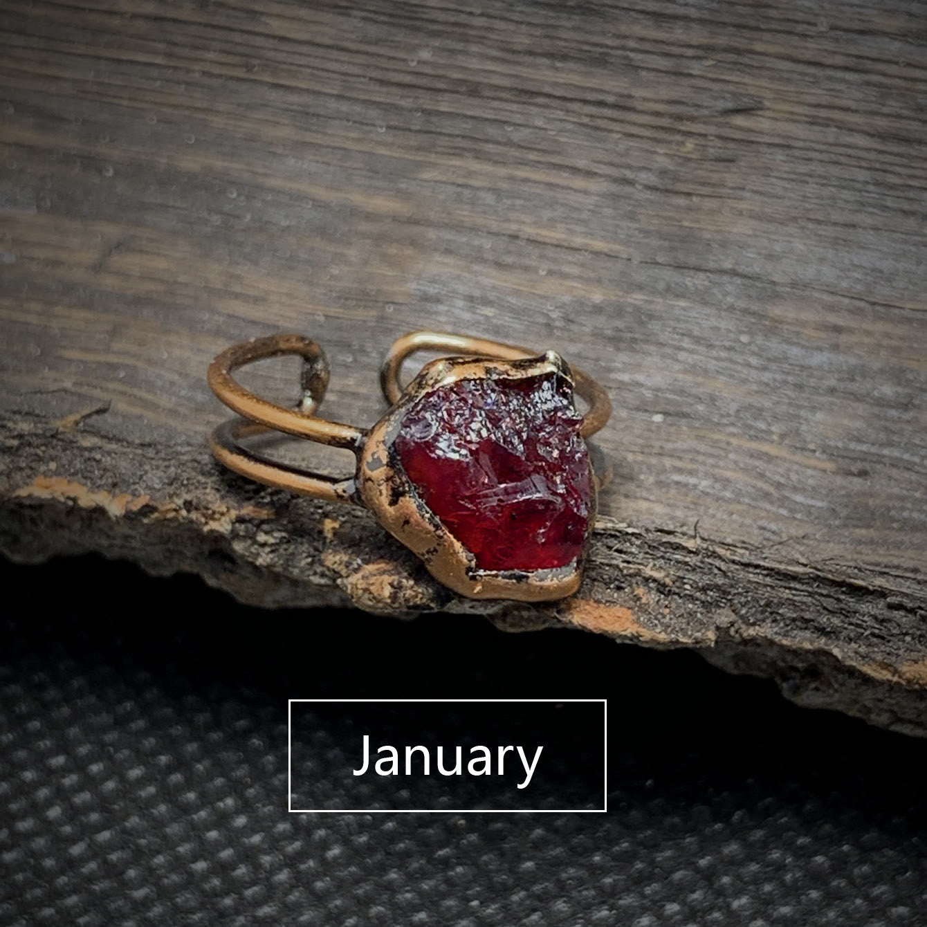 Elegant Natural Birthstone Ring - Selina 