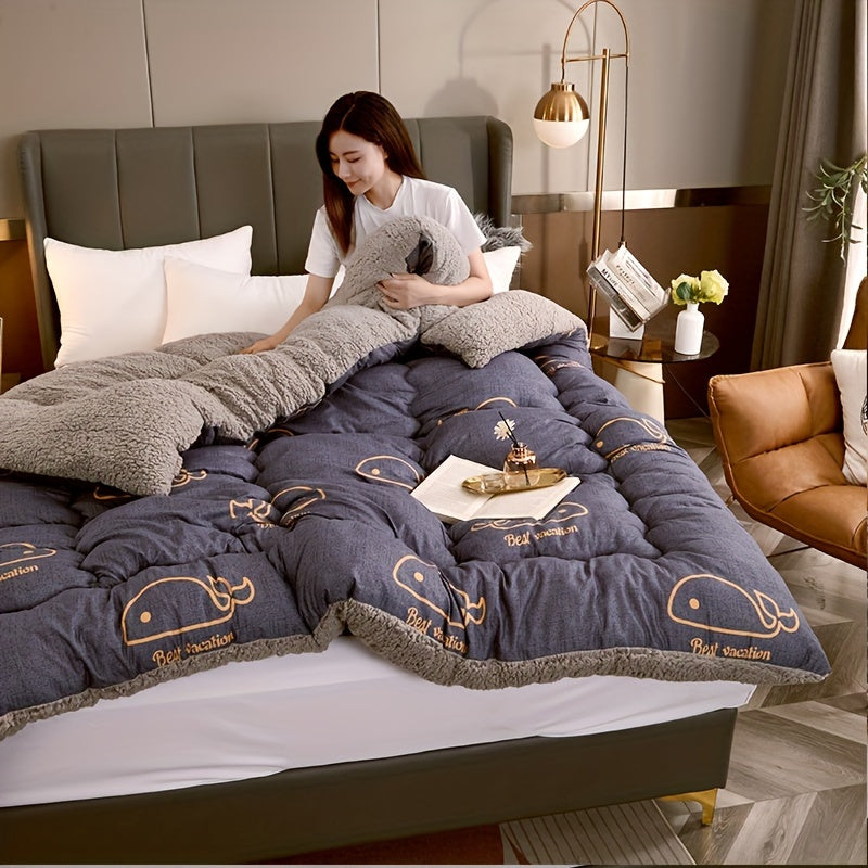 SherpaComfort – Luxurious Fleece Blanket with Cartoon Design