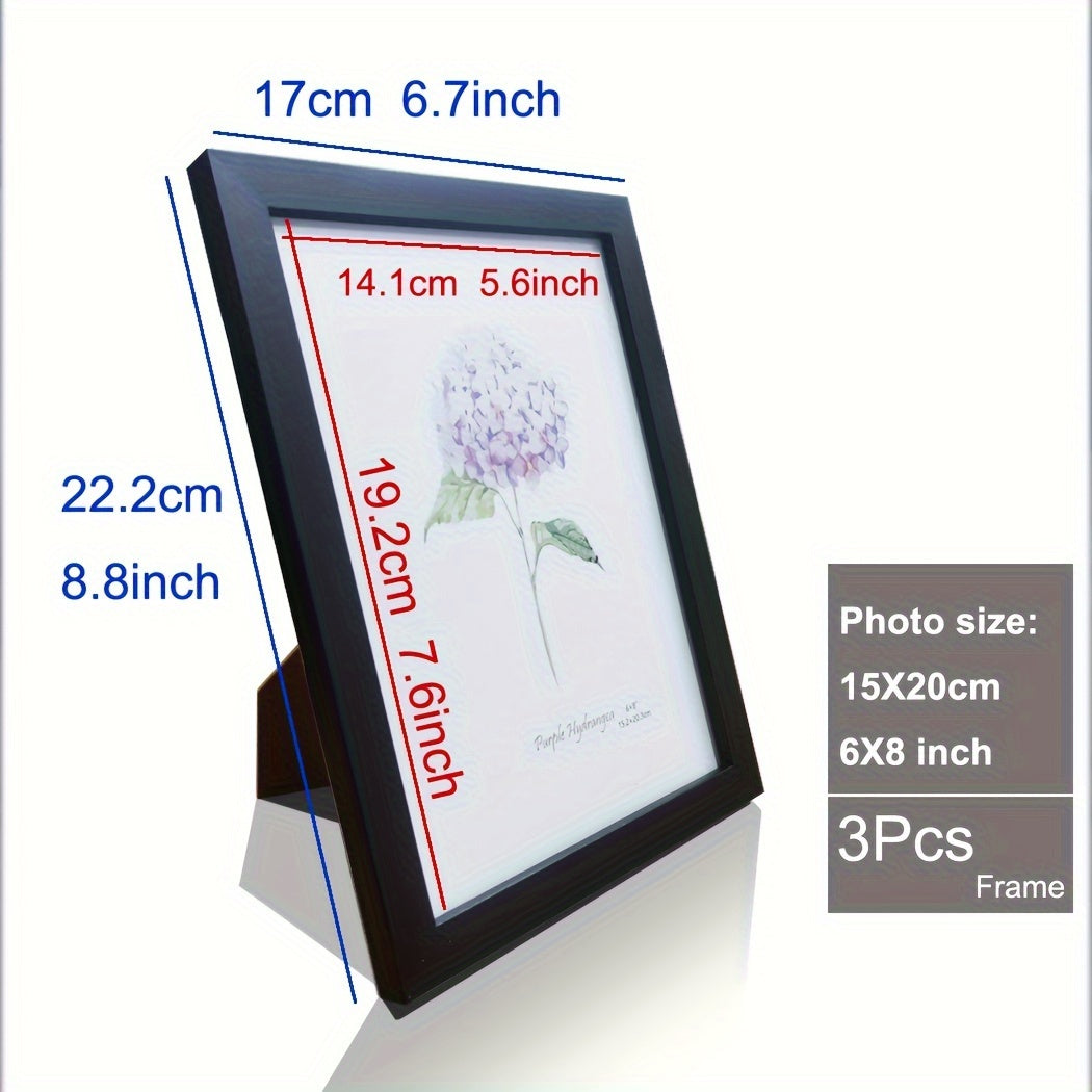 Timeless Memories - Set of 3 Wooden Frames