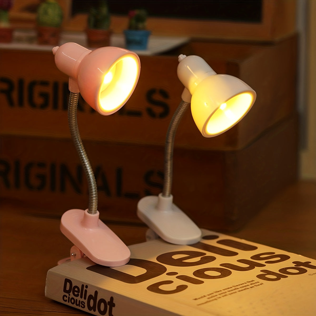 MiniGlow Lamp - Portable Clip-On Light for Reading