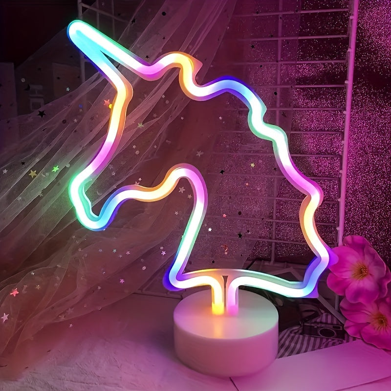 UnicornGlow Lamp - Neon Unicorn USB Desk Lamp for Party Decoration