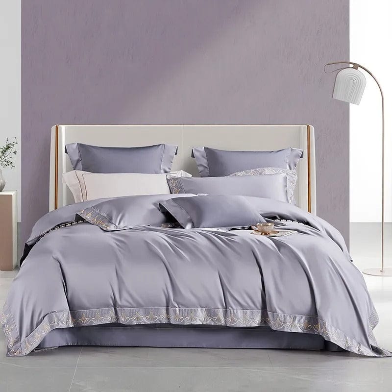 Luxxe Grey – Luxury Egyptian Cotton Bedding Set
