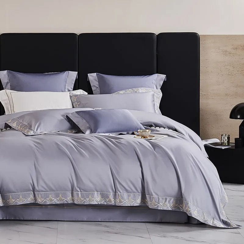 Luxxe Grey – Luxury Egyptian Cotton Bedding Set