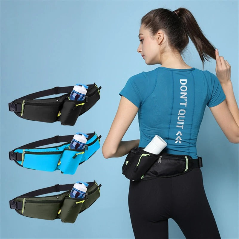 RunEase Belt – Waterproof Running Belt with Drink Holder