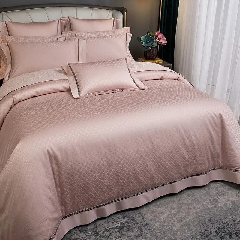 Elegance Blush - Lyxigt påslakan set av egyptisk bomull