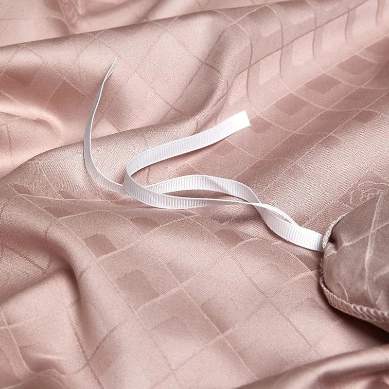 Elegance Blush - Lyxigt påslakan set av egyptisk bomull
