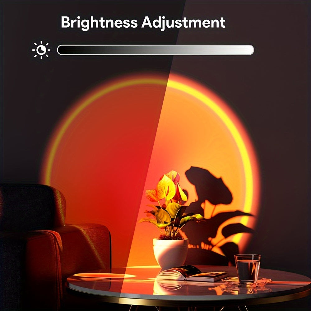 SunGlow Projector Lamp - 16 Colors with Remote Control