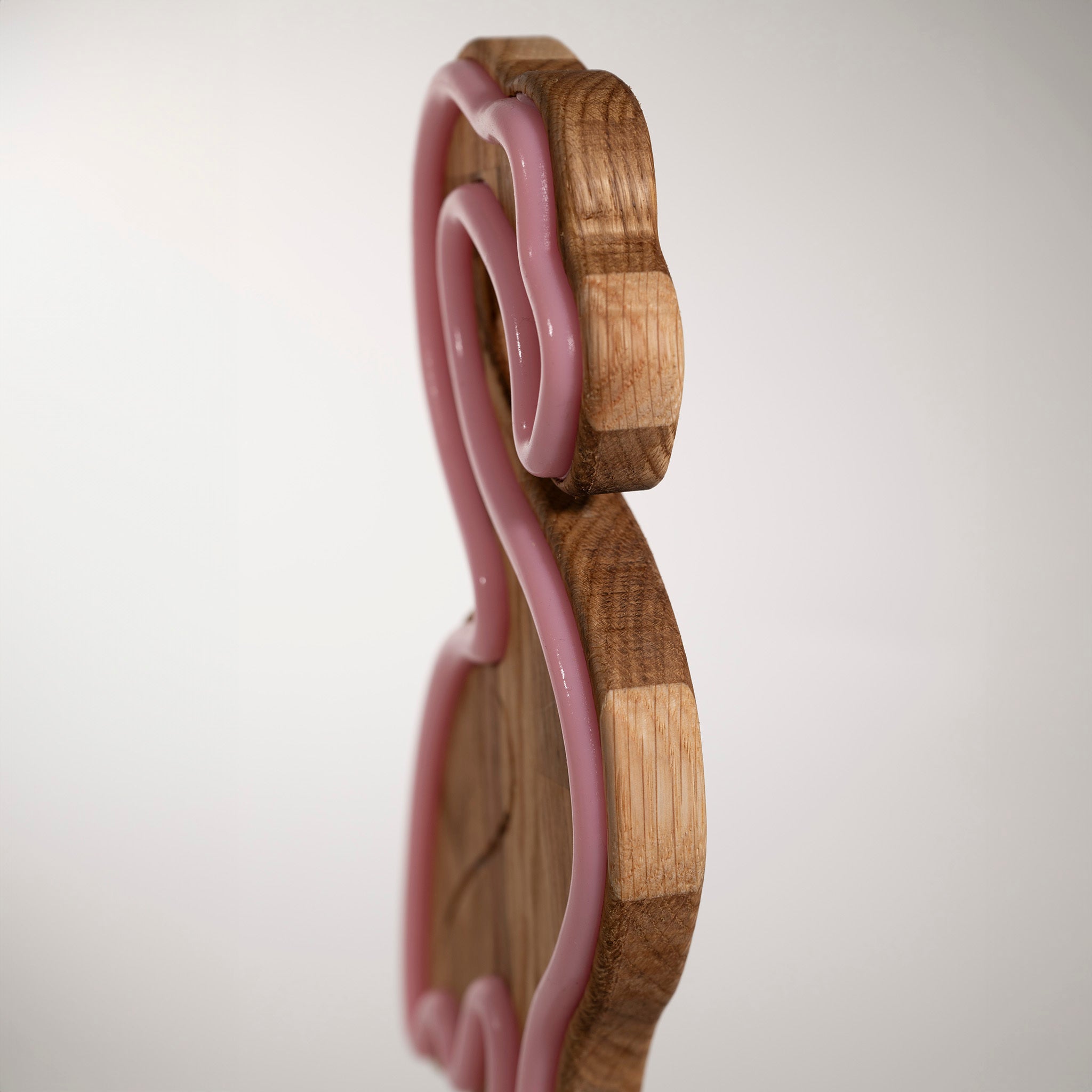 TropicalGlow - Wooden Neon Lamp with IR Remote Control