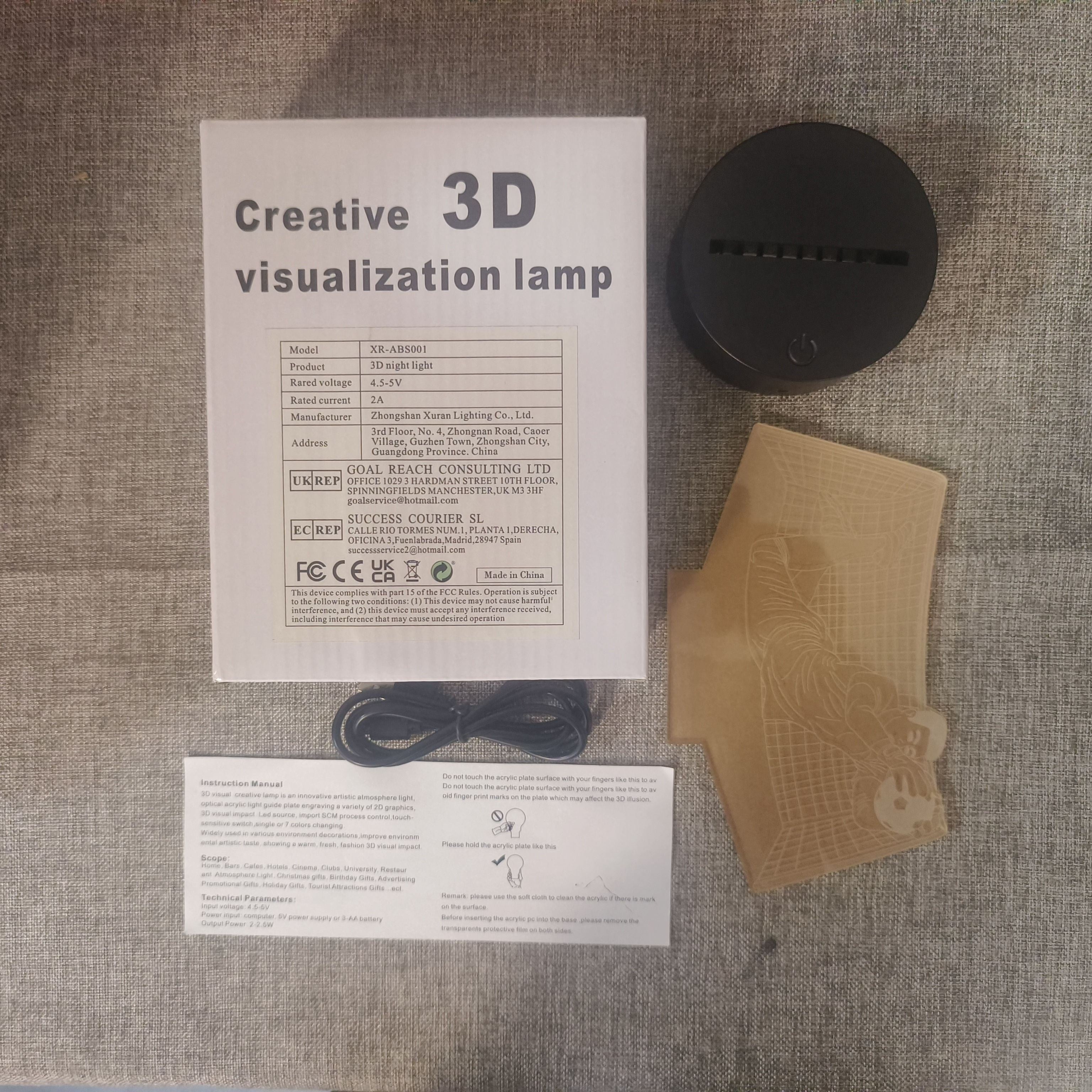 KeeperGlow – 3D Football Goalkeeper Night Light with Touch