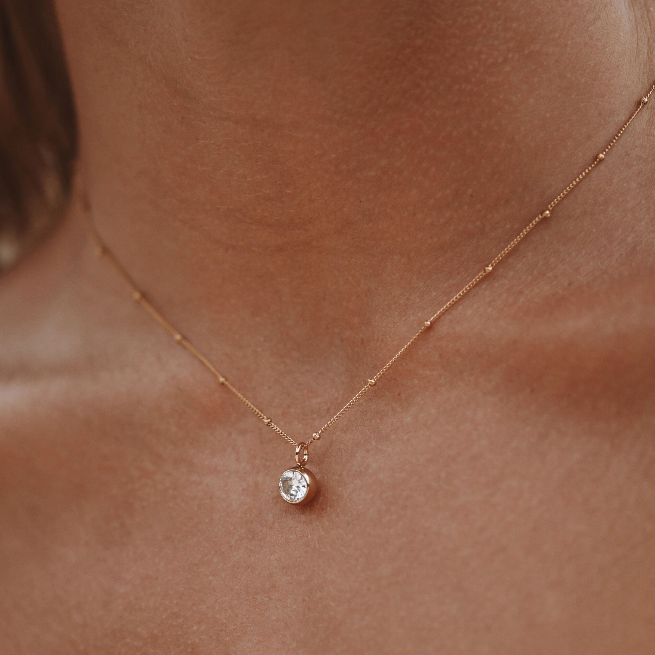 Aurora Birthstone Necklace - An Enchanting Connection